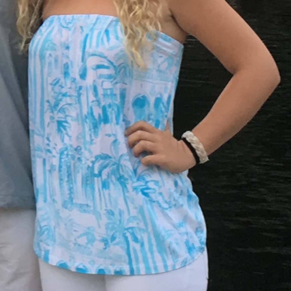 Lilly Pulitzer Strapless shirt